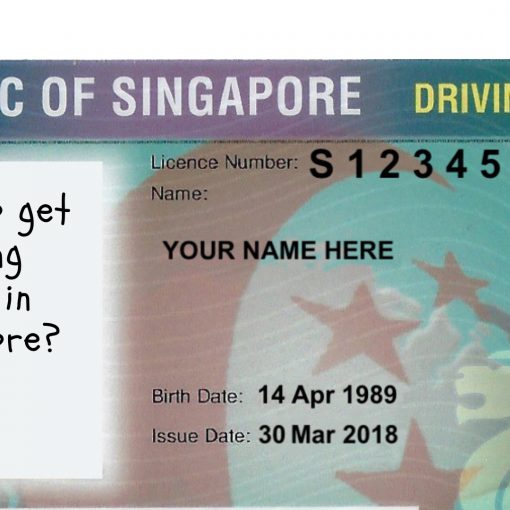 Get a Singapore driving license