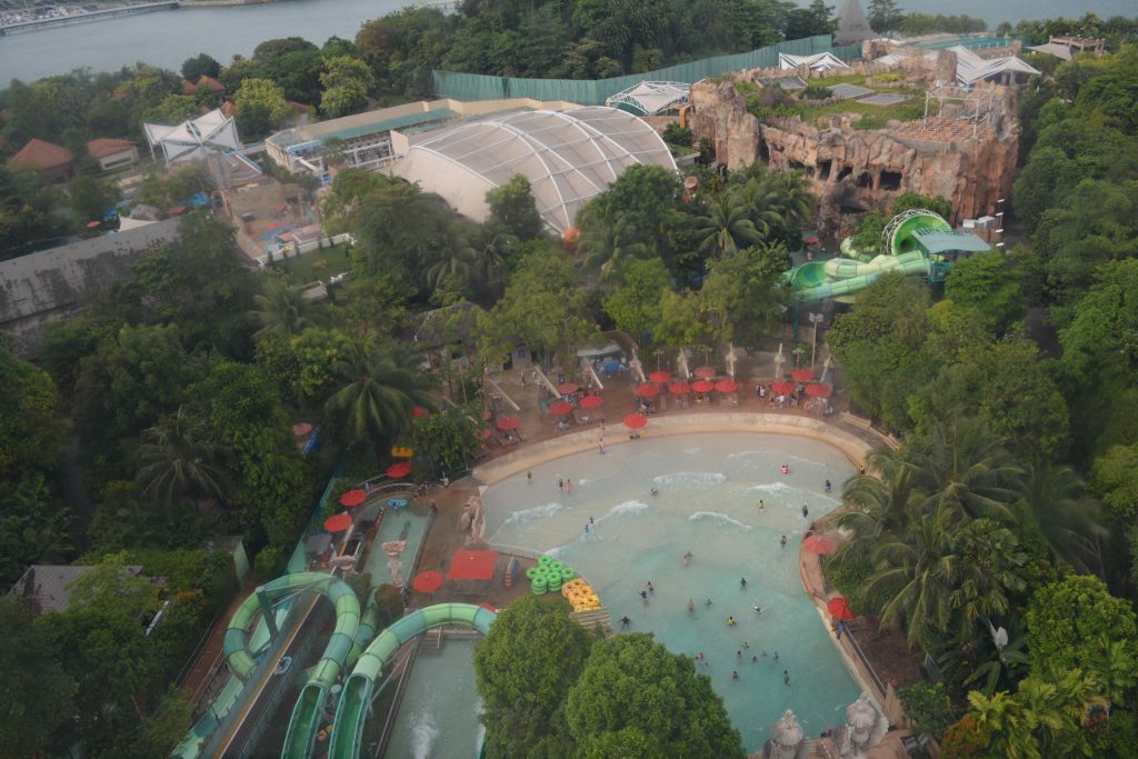 Cable Car view in Singapore - 2