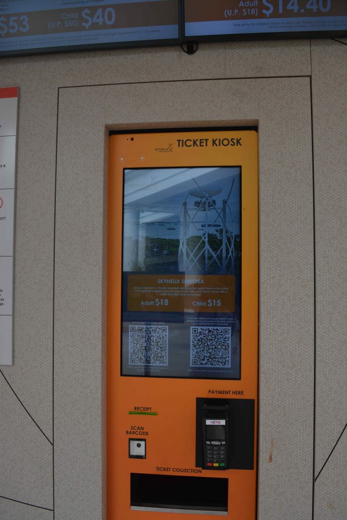 Cable car Ticket Kiosk in Singapore