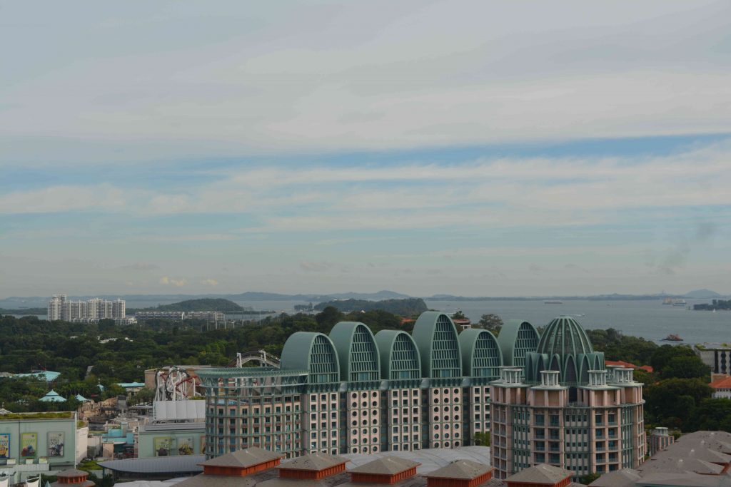 Cable car view in Singapore