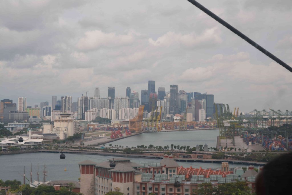Cable car view in Singapore - 11