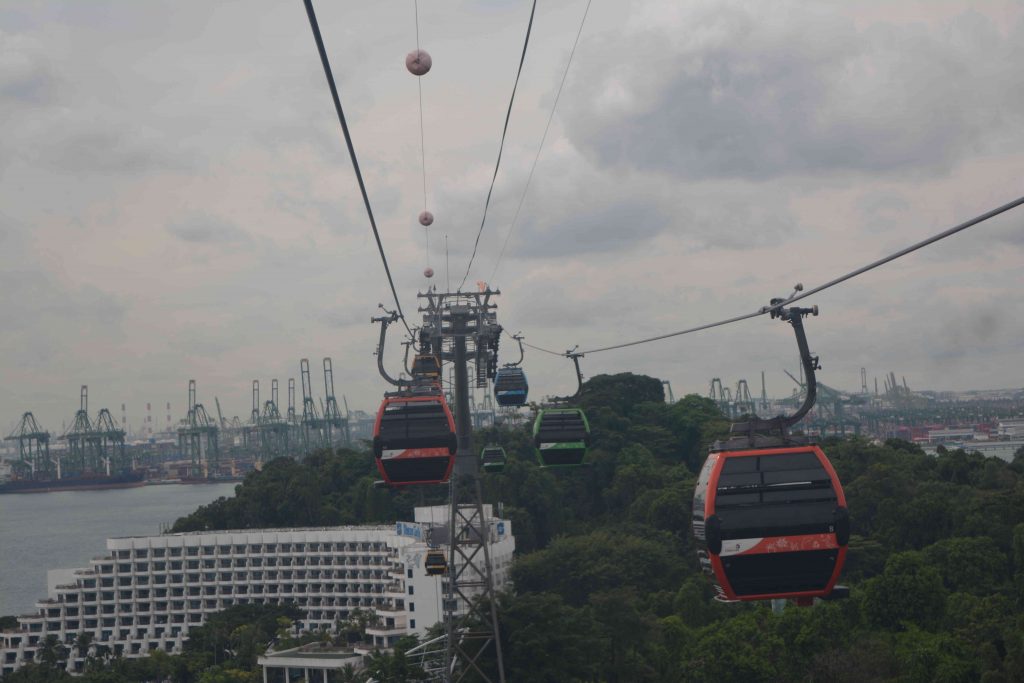 Cable car view in Singapore -12