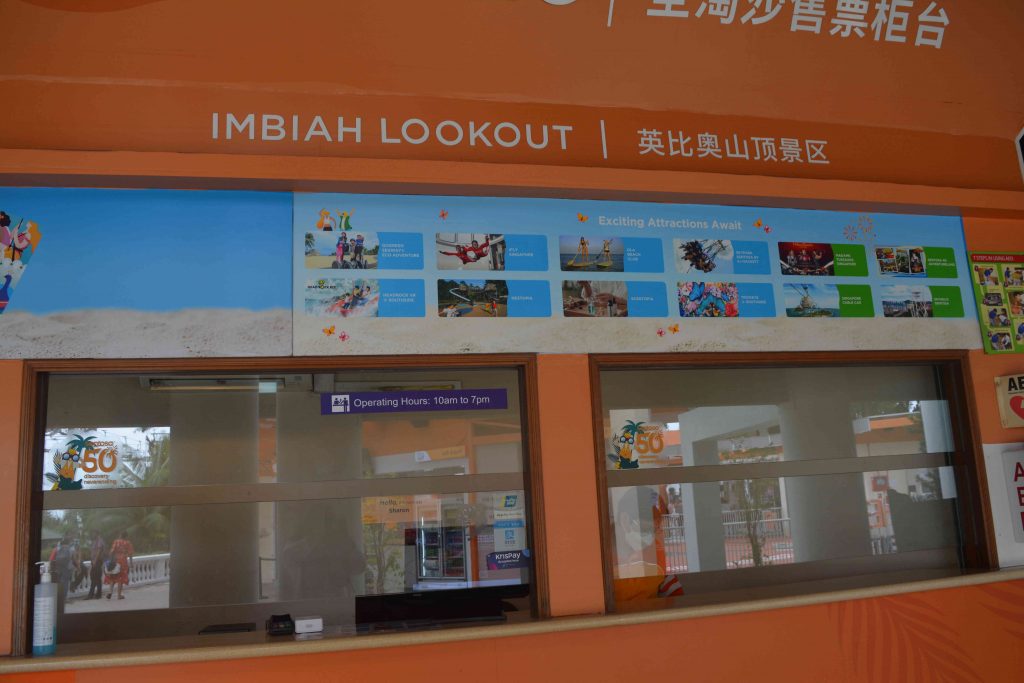 Imbiah Lookout Station Ticket office-Singapore Cable Car