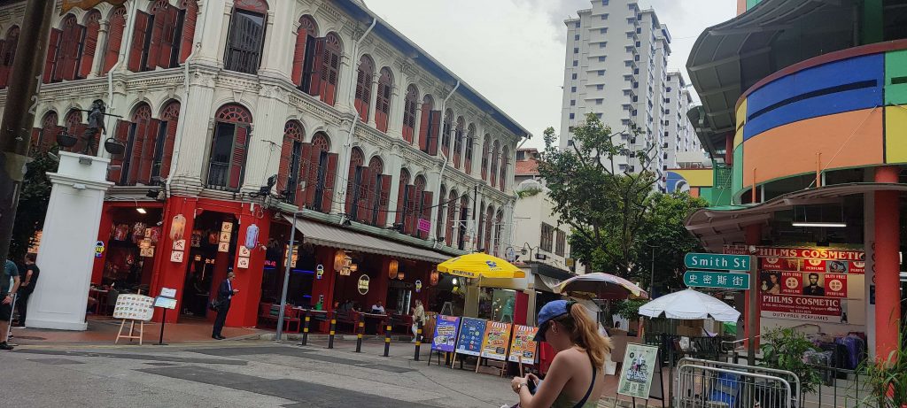 China Town Smith Street in Singapore