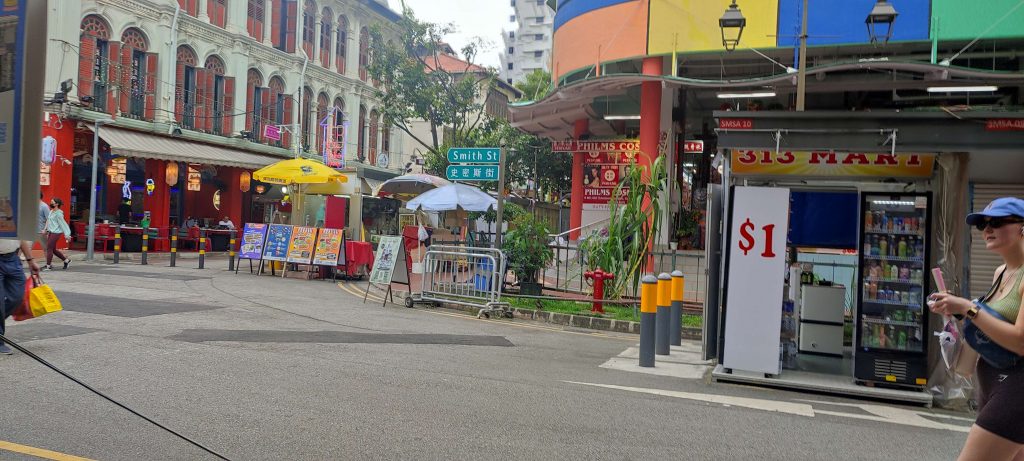 China Town Street in Singapore