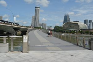 Merlion Park bridge pathway