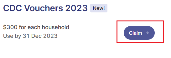 Claim CDC Voucher 2023