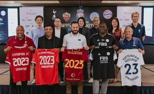 Singapore-Football_Premier League 2023 Liverpool FC-Leicester city FC-Tottenham FC