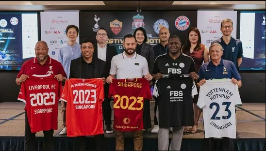 Singapore-Football_Premier League 2023 Liverpool FC-Leicester city FC-Tottenham FC