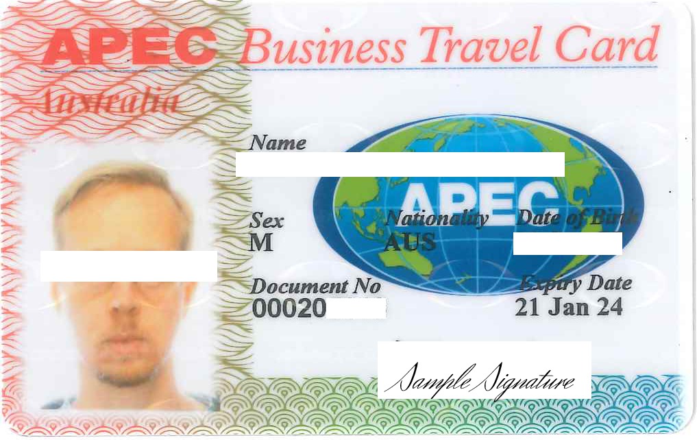 Apec business travel card Singapore