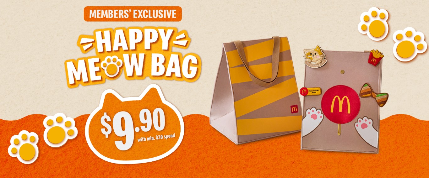 McDonald’s Launches Limited “Happy Meow Bag”