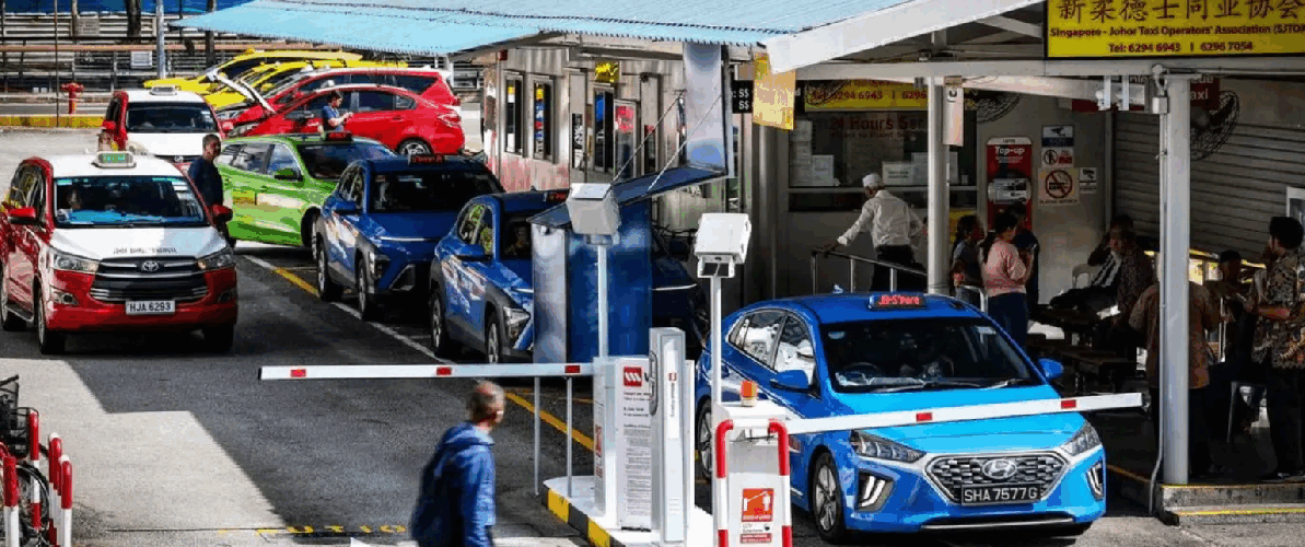 Cross-border taxis Singapore and Johor Bahru