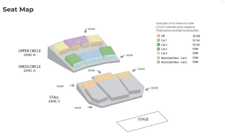 Seat Map - Nenjukkule Singapore