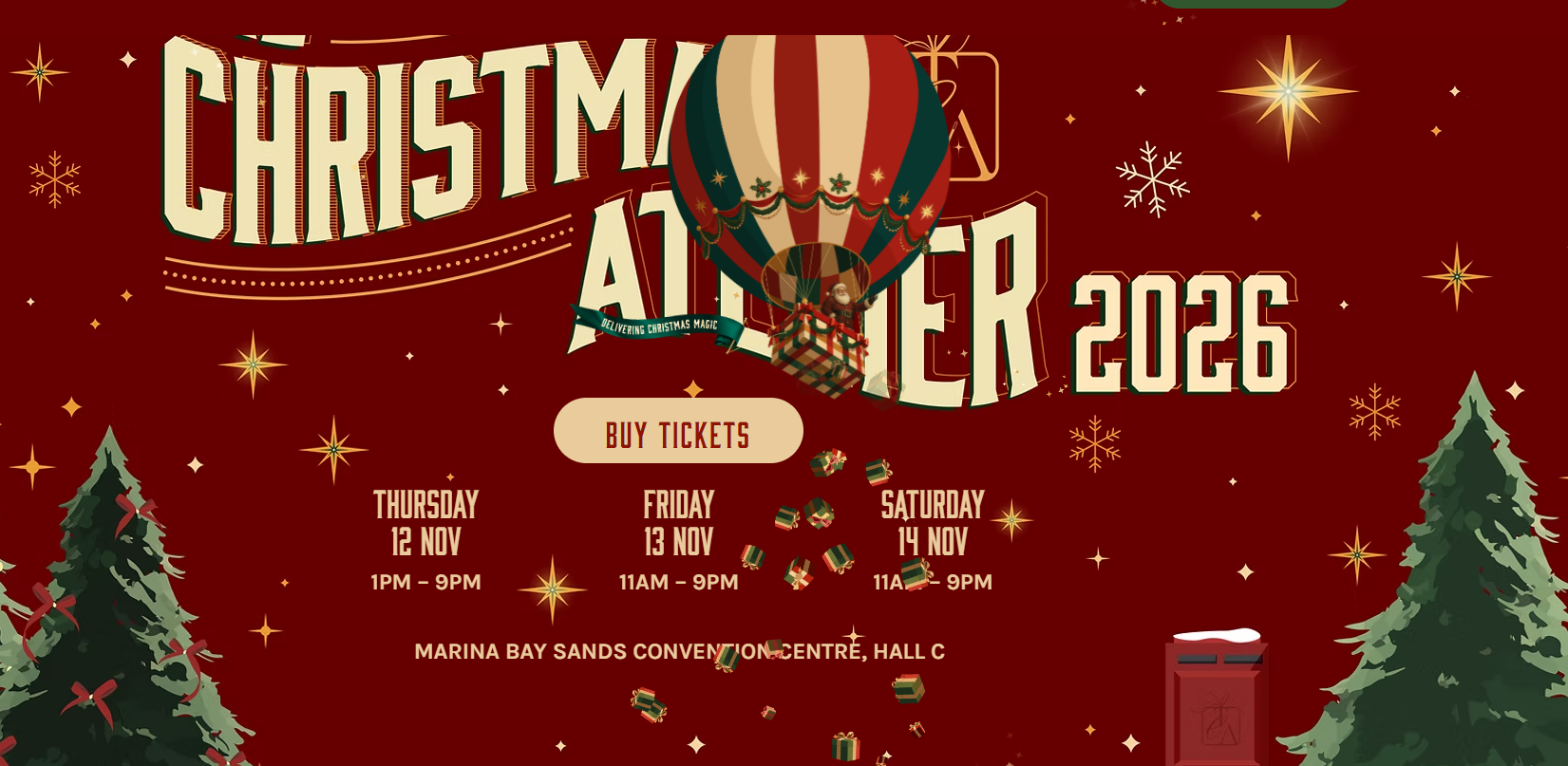 THE CHRISTMAS ATELIER 2026 at Singapore